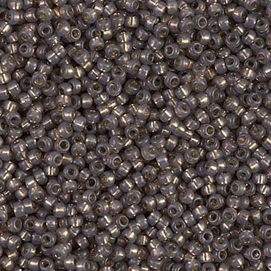 Silver Lined Taupe Duracoat 11-4250 Miyuki 11/0 Round Japanese Seed Beads 20 grams