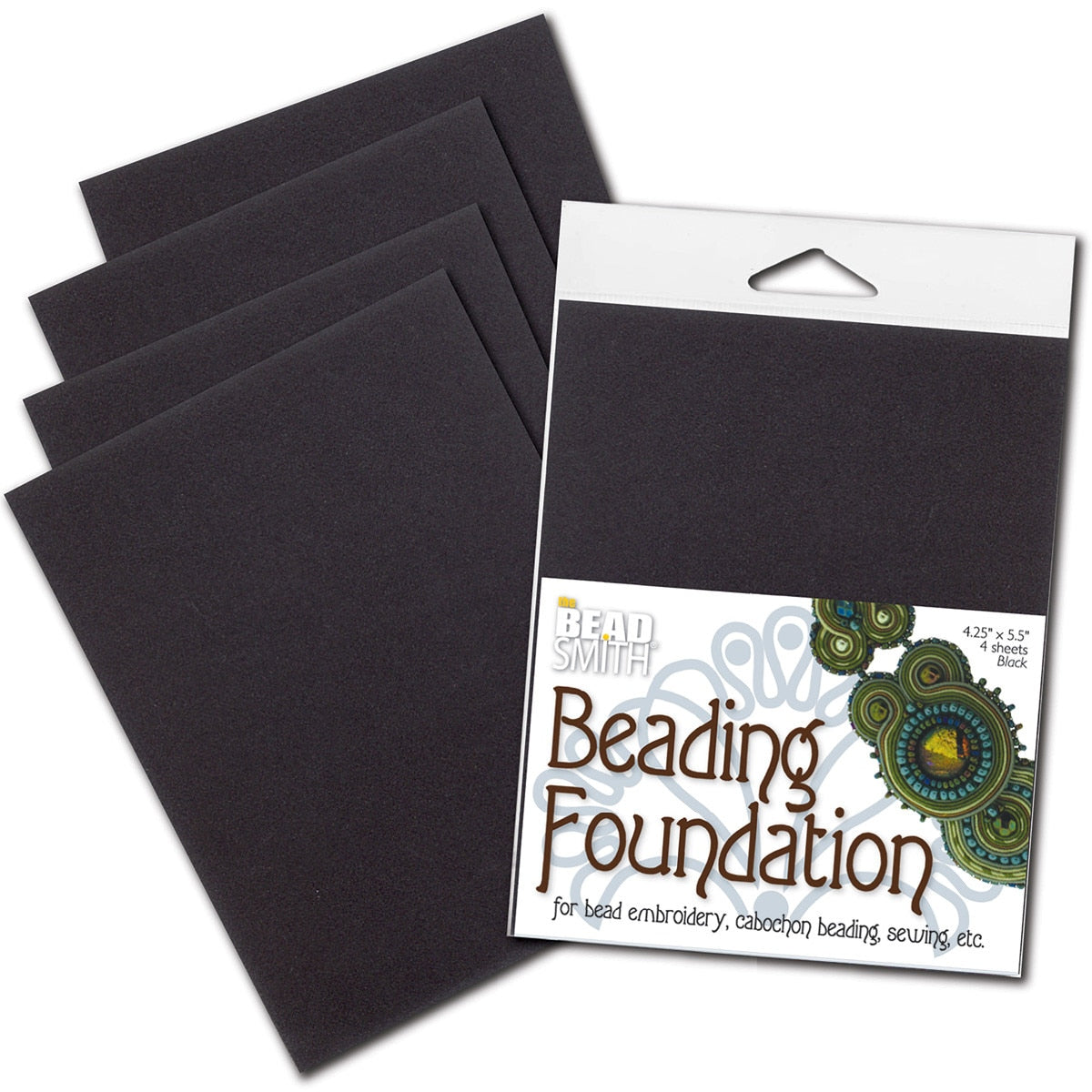 Small Beading Foundation 4 Black Sheets