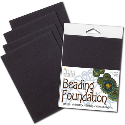 Small Beading Foundation 4 Black Sheets