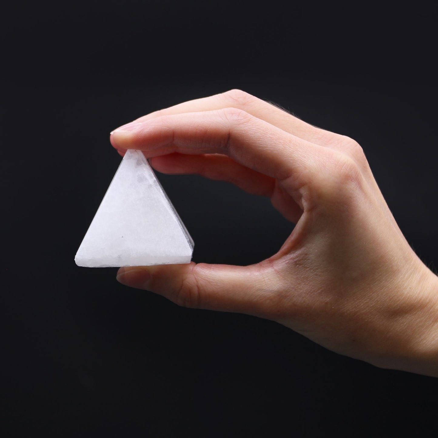 Small Healing Selenite Pyramid - 5 cm