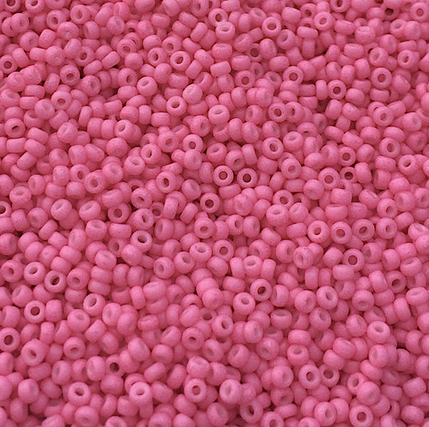 Special Dyed Bright Pink 11-2045 Miyuki 11/0 Round Japanese Seed Beads 20 grams