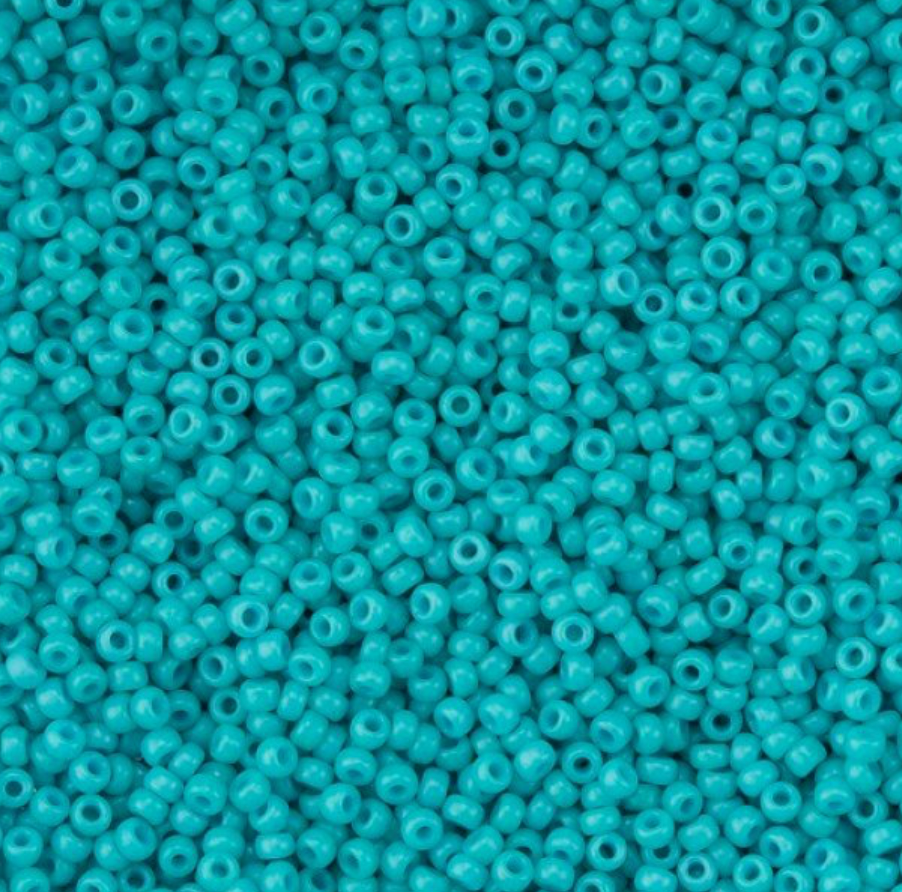 Special Dyed Bright Turquoise 11-2050 Miyuki 11/0 Round Japanese Seed Beads 20 grams