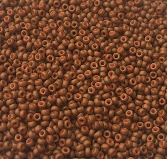 Special Dyed Chocolate Brown 11-2043 Miyuki 11/0 Round Japanese Seed Beads 20 grams