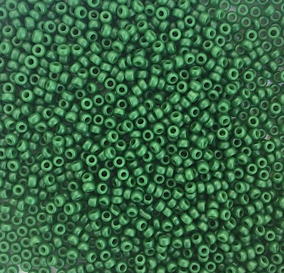 Special Dyed Hunter Green 11-2048 Miyuki 11/0 Round Japanese Seed Beads 20 grams