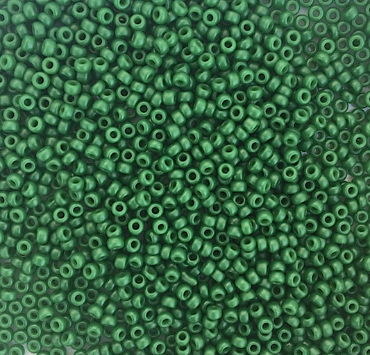 Special Dyed Hunter Green 11-2048 Miyuki 11/0 Round Japanese Seed Beads 20 grams