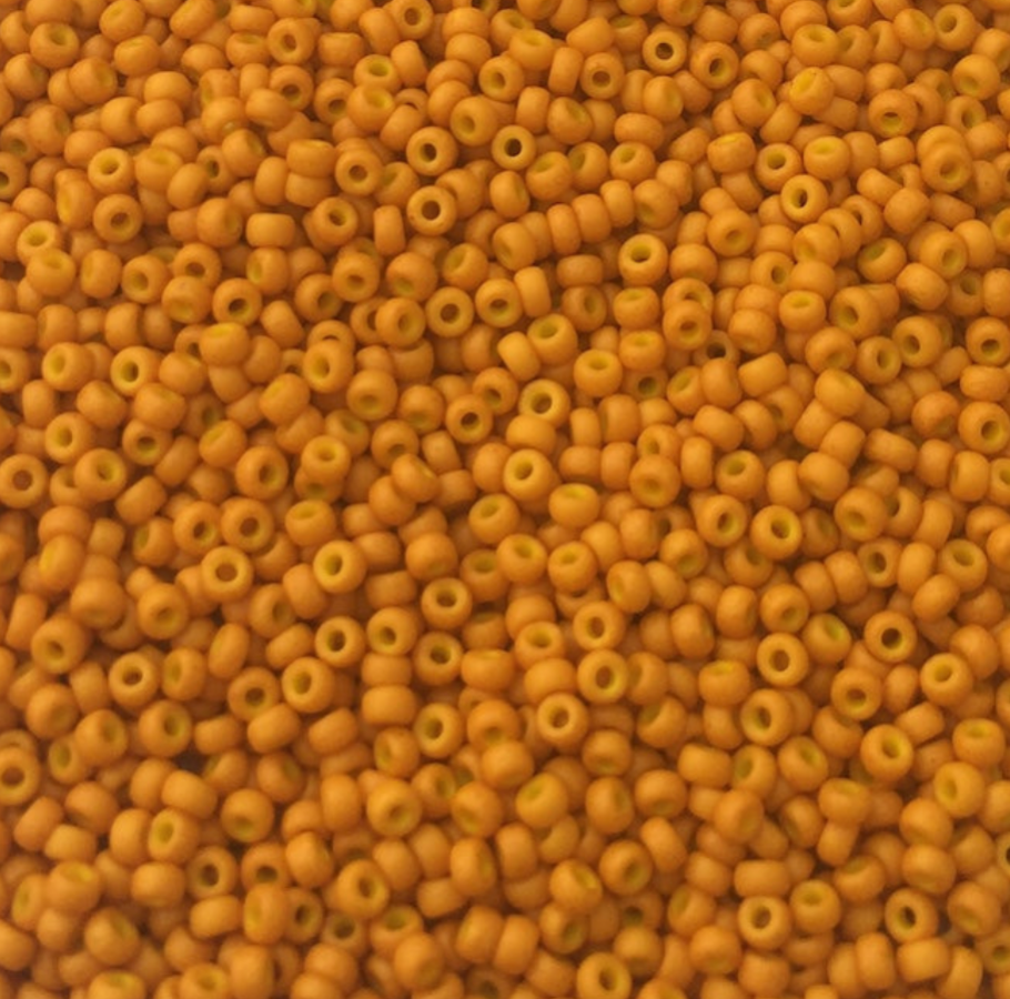 Special Dyed Pale Pumpkin 11-2041 Miyuki 11/0 Round Japanese Seed Beads 20 grams