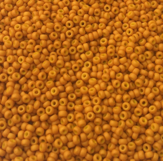 Special Dyed Pale Pumpkin 11-2041 Miyuki 11/0 Round Japanese Seed Beads 20 grams