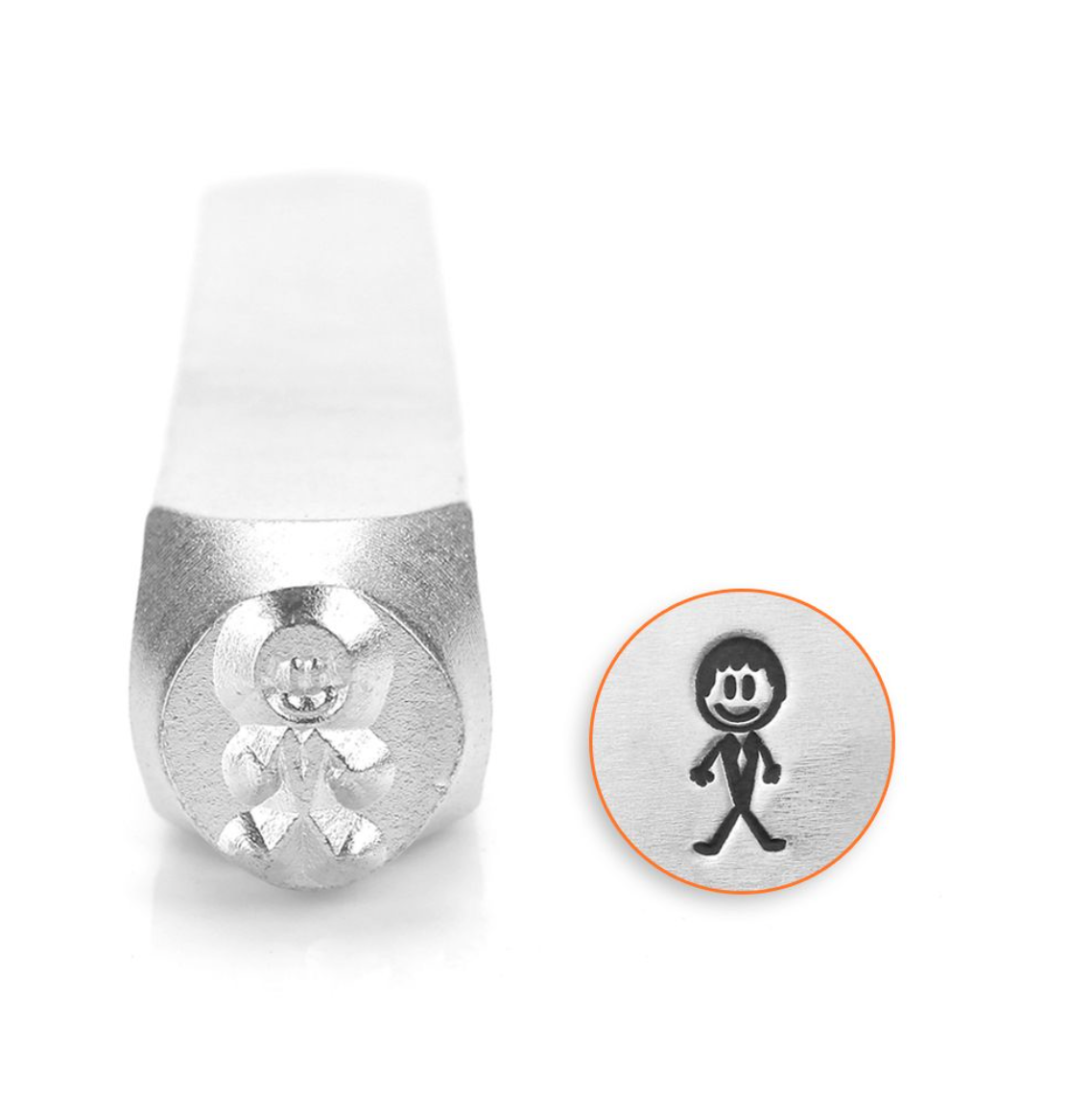 Stick Groom 7mm Design Stamp for Metal Stamping by ImpressArt