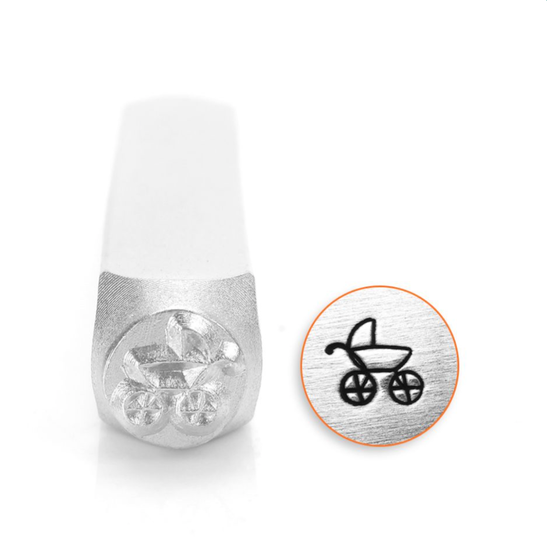 Stroller 6mm Design Stamp for Metal Stamping by ImpressArt