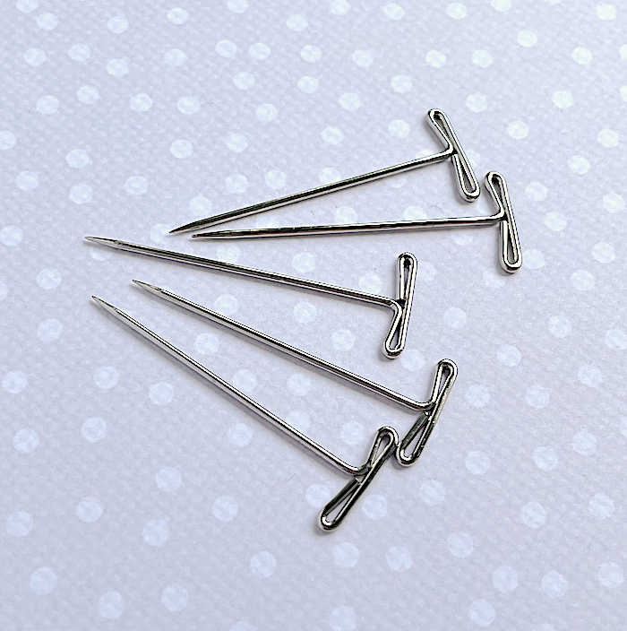 T Pins for Macrame, Blocking, Modelling, Crafts, 38 mm - Pack of 35