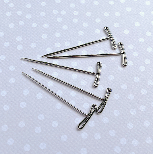 T Pins for Macrame, Blocking, Modelling, Crafts, 38 mm - Pack of 35