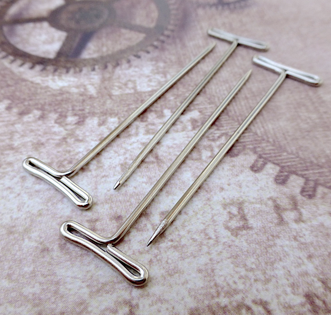 T Pins for Macrame, Blocking, Modelling, Crafts, 51 mm - Pack of 50