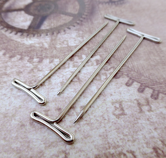 T Pins for Macrame, Blocking, Modelling, Crafts, 51 mm - Pack of 50
