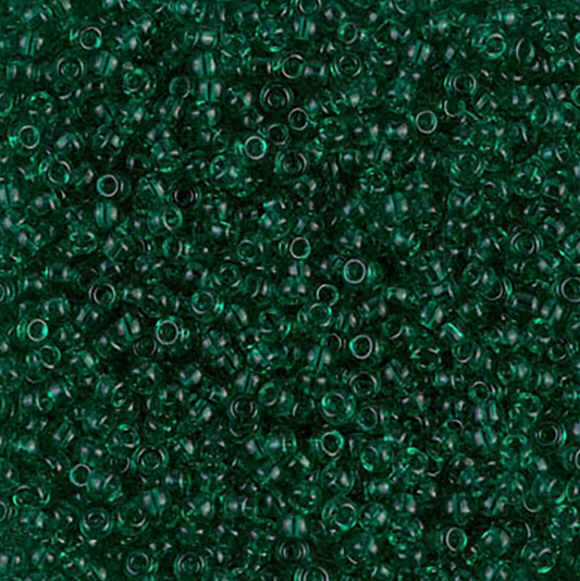 Transparent Emerald 11-0147 Miyuki 11/0 Round Japanese Seed Beads 20 grams