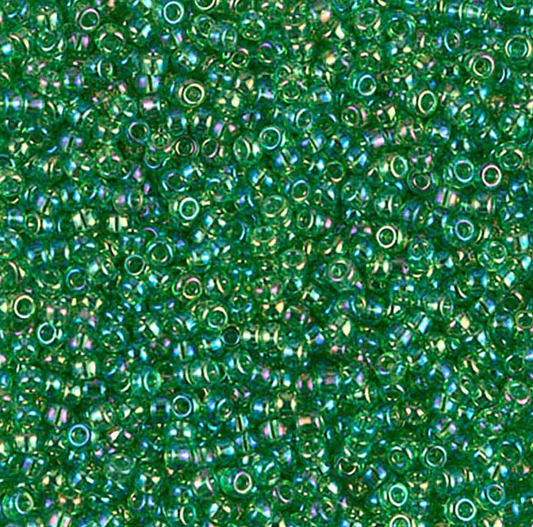 Transparent Light Green AB 11-0179L Miyuki 11/0 Round Japanese Seed Beads 20 grams