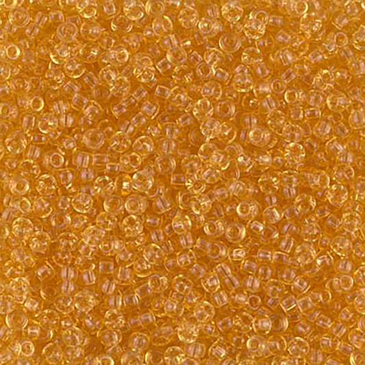 Transparent Light Topaz 11-0132 Miyuki 11/0 Round Japanese Seed Beads 20 grams