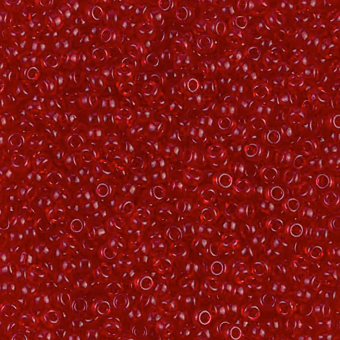Transparent Ruby 11-0141 Miyuki 11/0 Round Japanese Seed Beads 20 grams