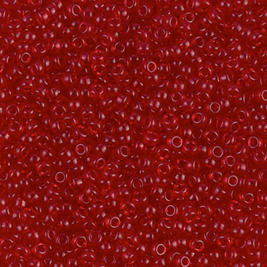 Transparent Ruby 11-0141 Miyuki 11/0 Round Japanese Seed Beads 20 grams