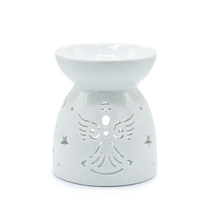 White Oil Burner Angel Cut Out