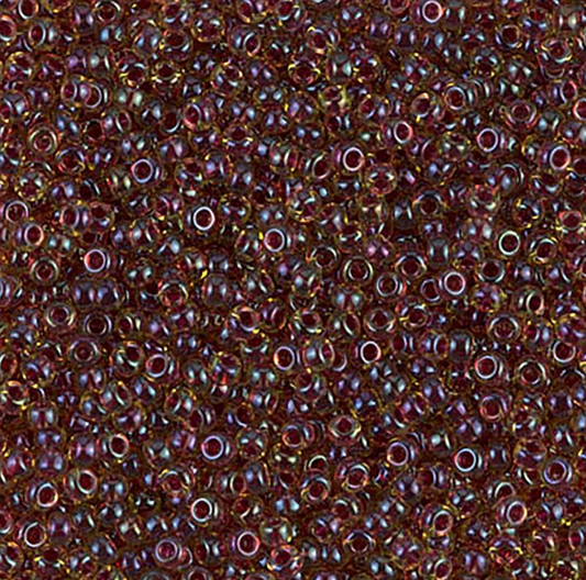 Wine Lined Peridot Luster 11-0336 Miyuki 11/0 Round Japanese Seed Beads 20 grams