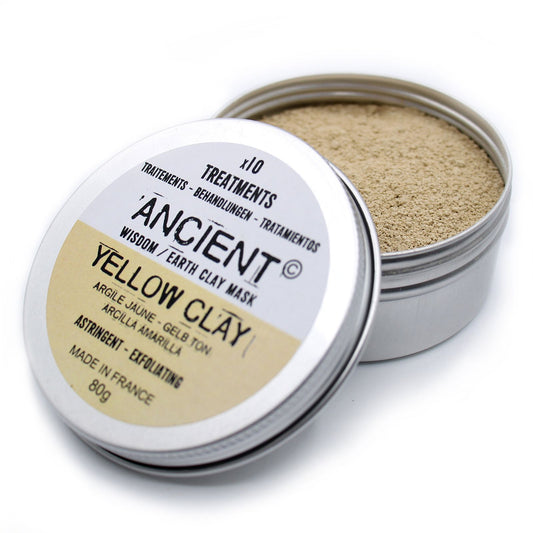Yellow Clay Detoxifying, Cleansing Face Mask 80g