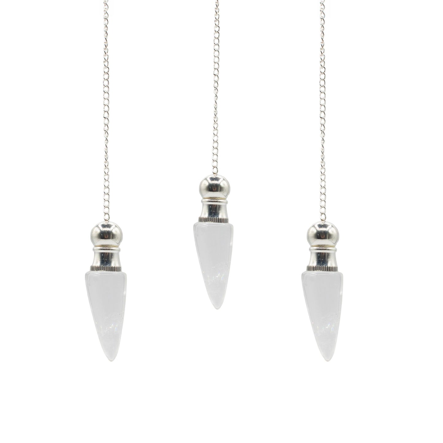 Clear Quartz Secret Cavity Discovery of Truth Pendulum