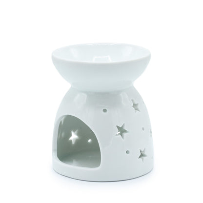 White Oil Burner Angel Cut Out