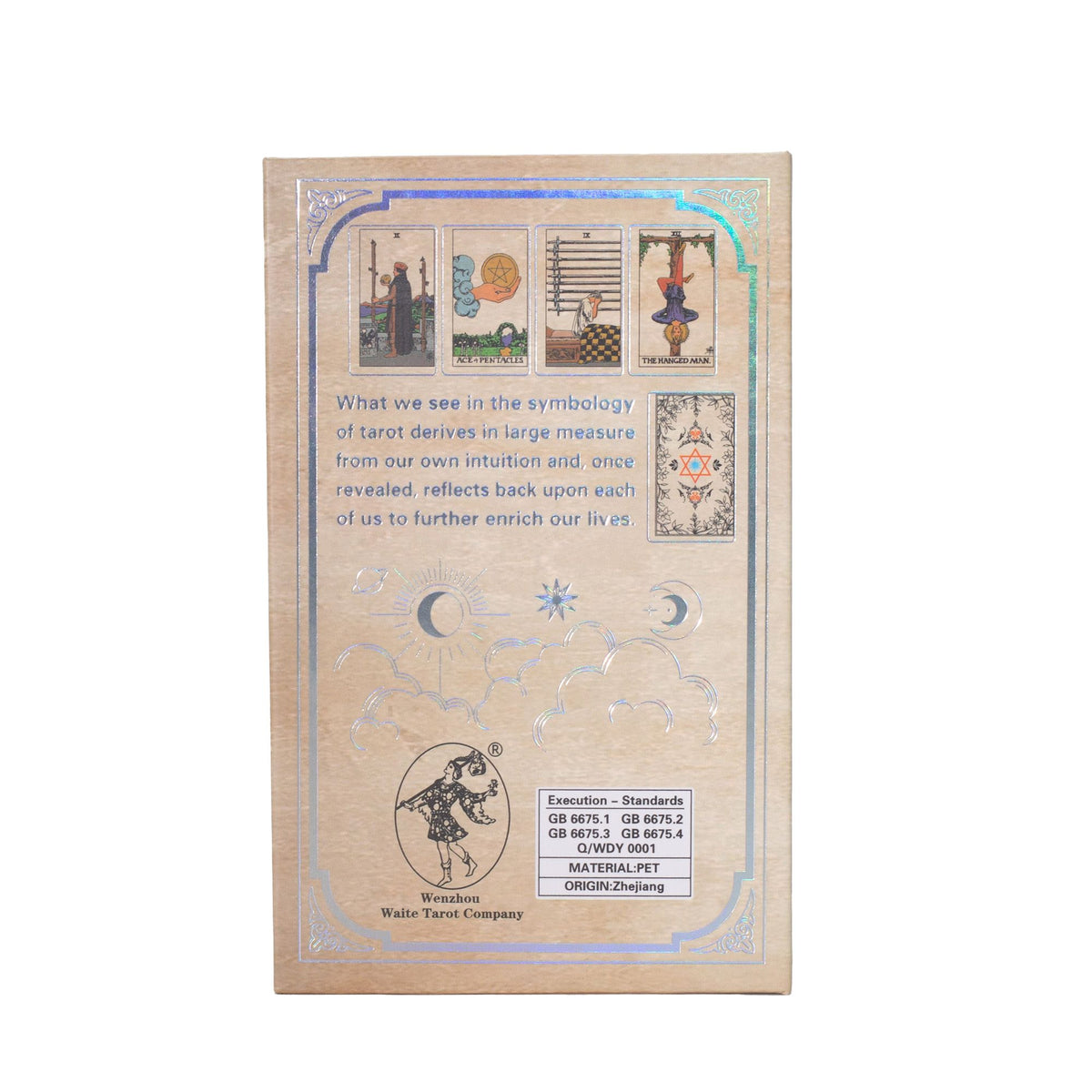 Silver Foil Waite Tarot Card Set with Booklet