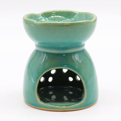 Blue Green Tree of Life Oil Burner