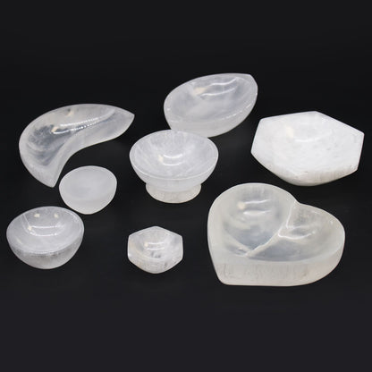 Selenite Hexagon Bowl - 15cm