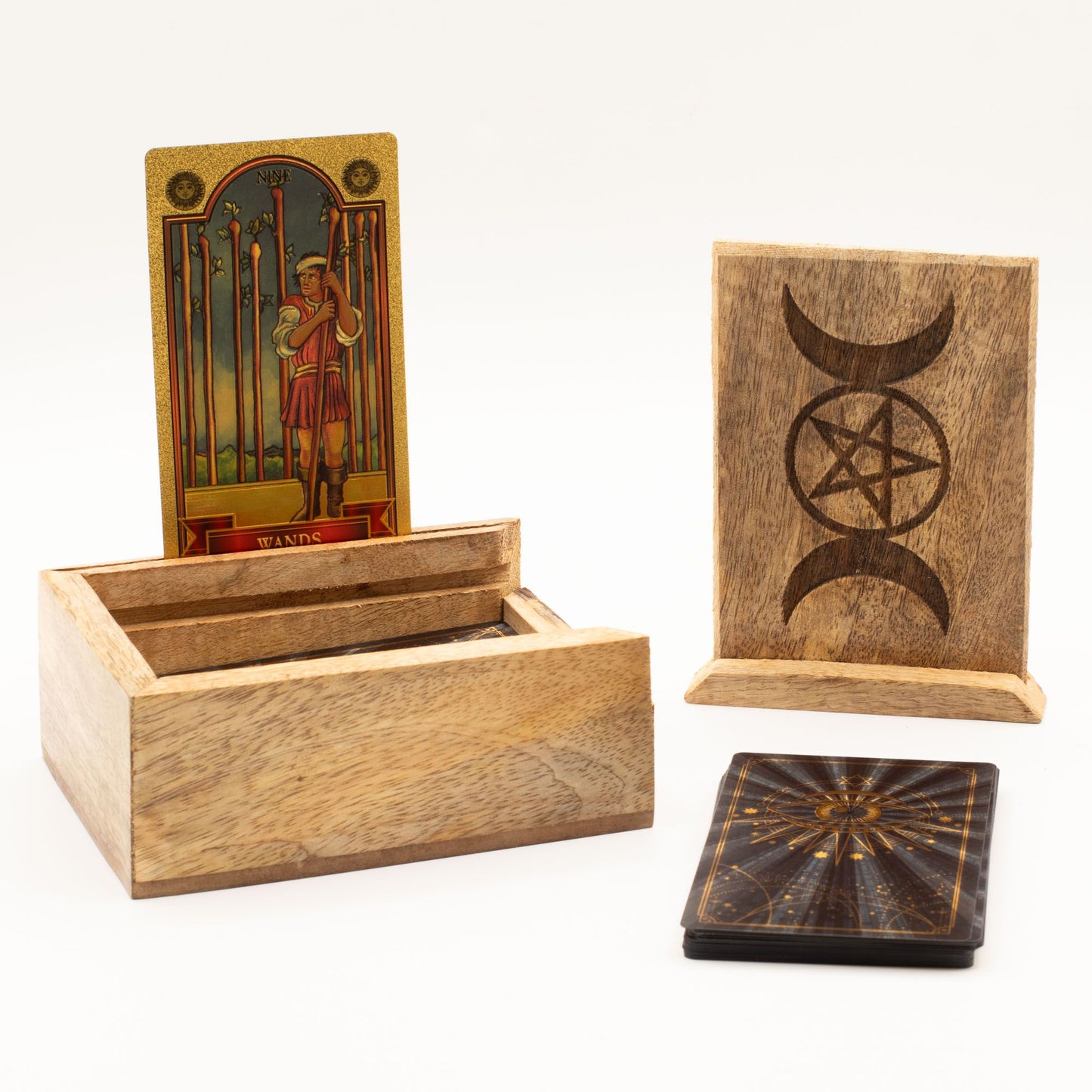 Small Tarot Box with Tarot Card Holder