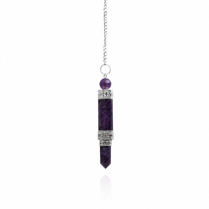 Amethyst Gemstone Pendulum for Divination