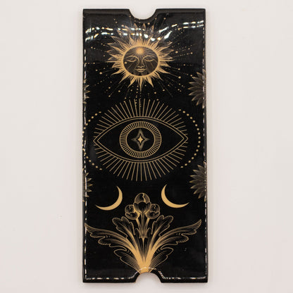 Four Section Tarot Box with Card Holder