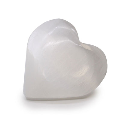Selenite Heart - 7 cm