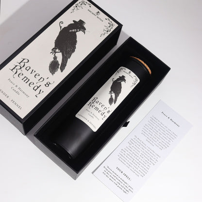 Ancient Witch Ritual Candles Ravens' Remedy for Healing, Inner Peace, Emotional Clarity