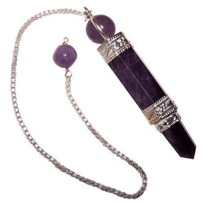 Amethyst Gemstone Pendulum for Divination