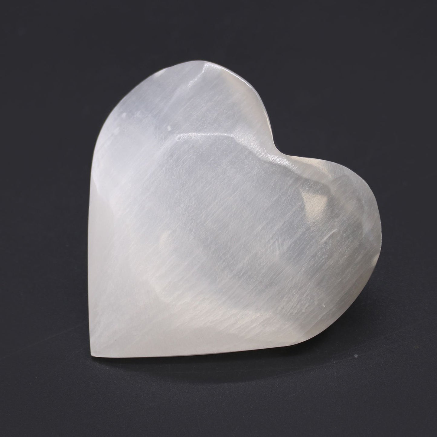 Selenite Heart - 7 cm