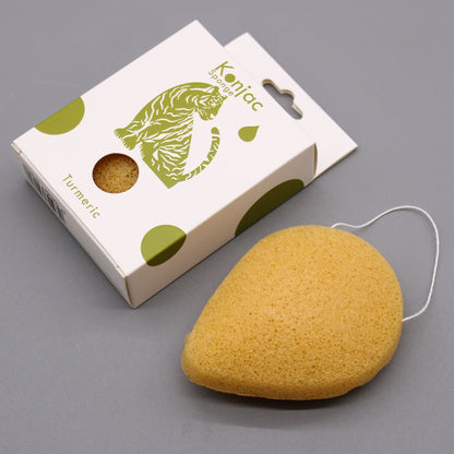 Anti-wrinkle Turmeric Teardrop Konjac Sponge