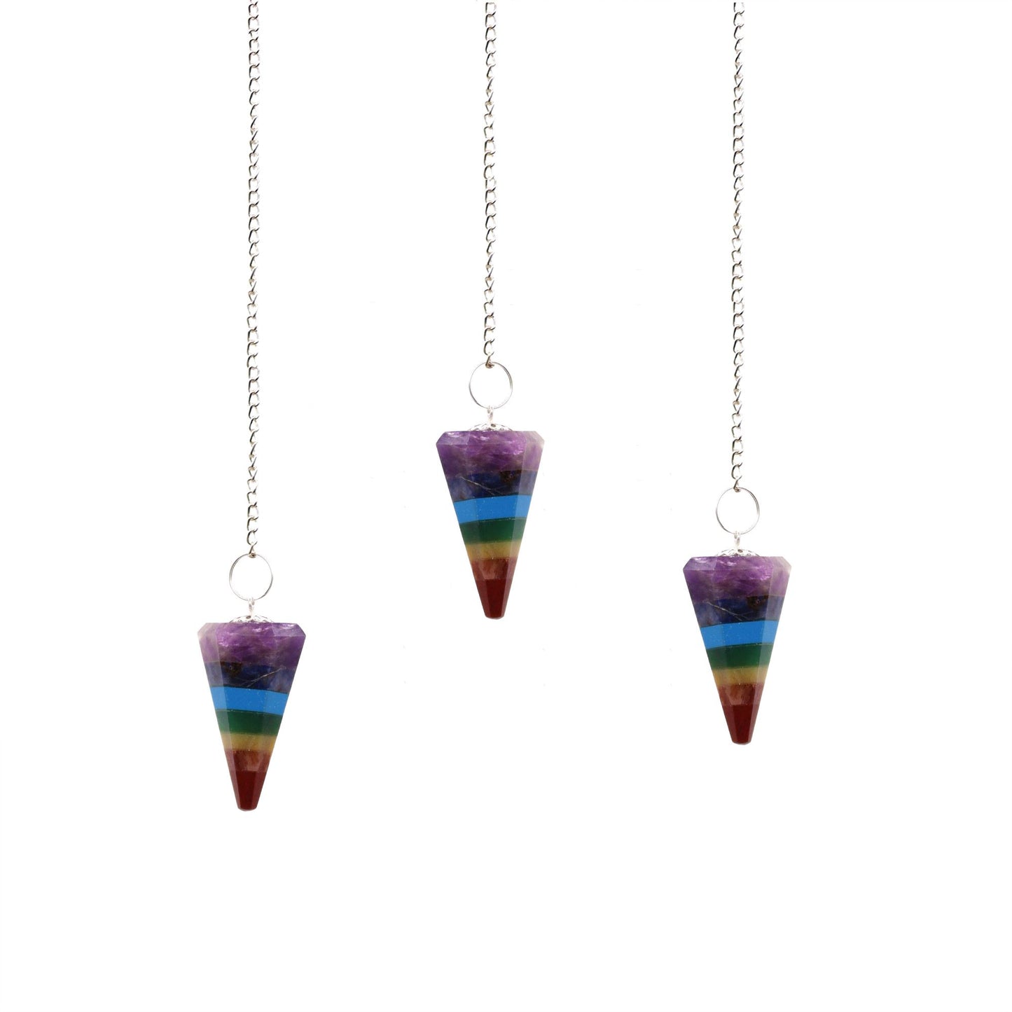 7 Slice Chakra Style Pendulum