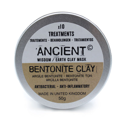 Bentonite Clay Anti-acne, Soothing, Healing Face Mask 50g
