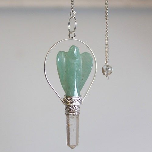 Green Aventurine Angel Pendulum
