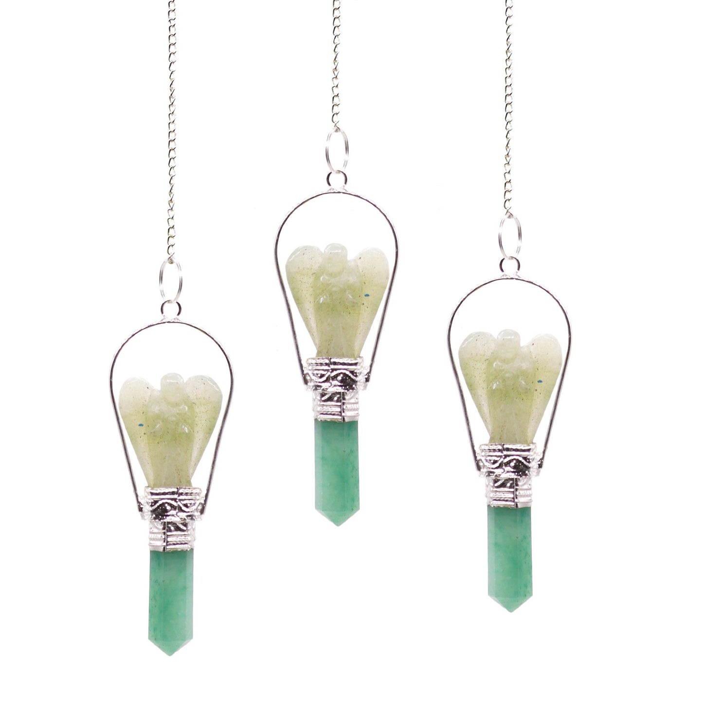 Green Aventurine Angel Pendulum