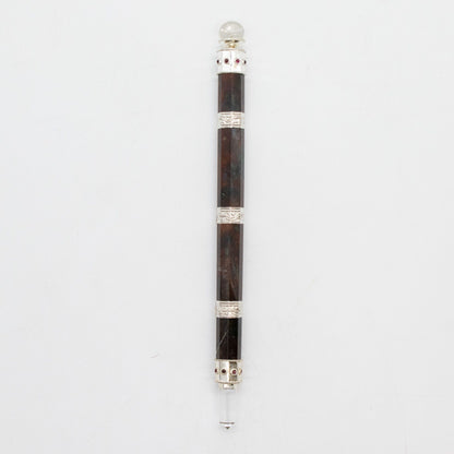 Bloodroot Sovereign Wand - Fancy Jasper Magic- Crystal Ball top