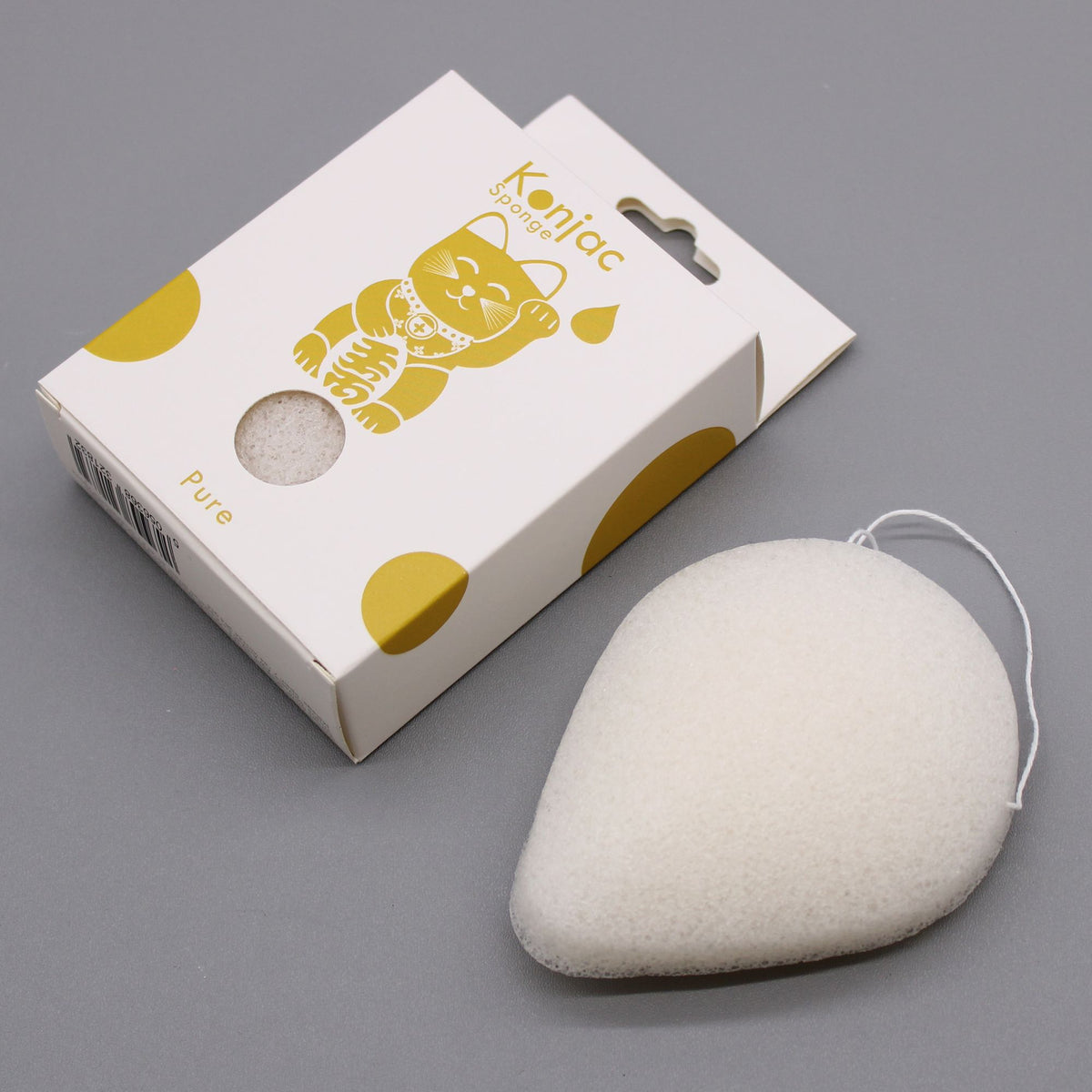 Sensitive Skin Natural Teardrop Konjac Sponge