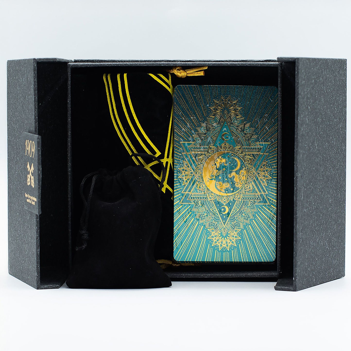 Gold & Turquoise Foil Tarot Card -  Gift Set