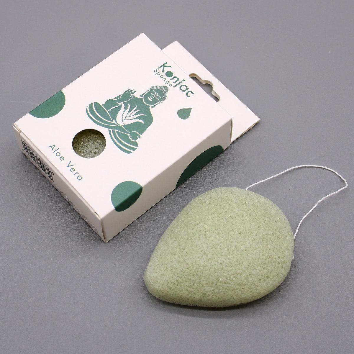 Healing Aloe Vera Teardrop Konjac Sponge