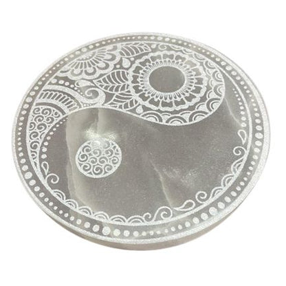 Large Charging Plate 18cm - Yin Yang
