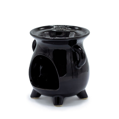 Tree of Life Black Cauldron Oil Burner