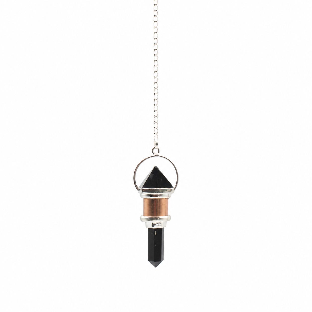 Obsidian Copper Pendulum The Night Watcher