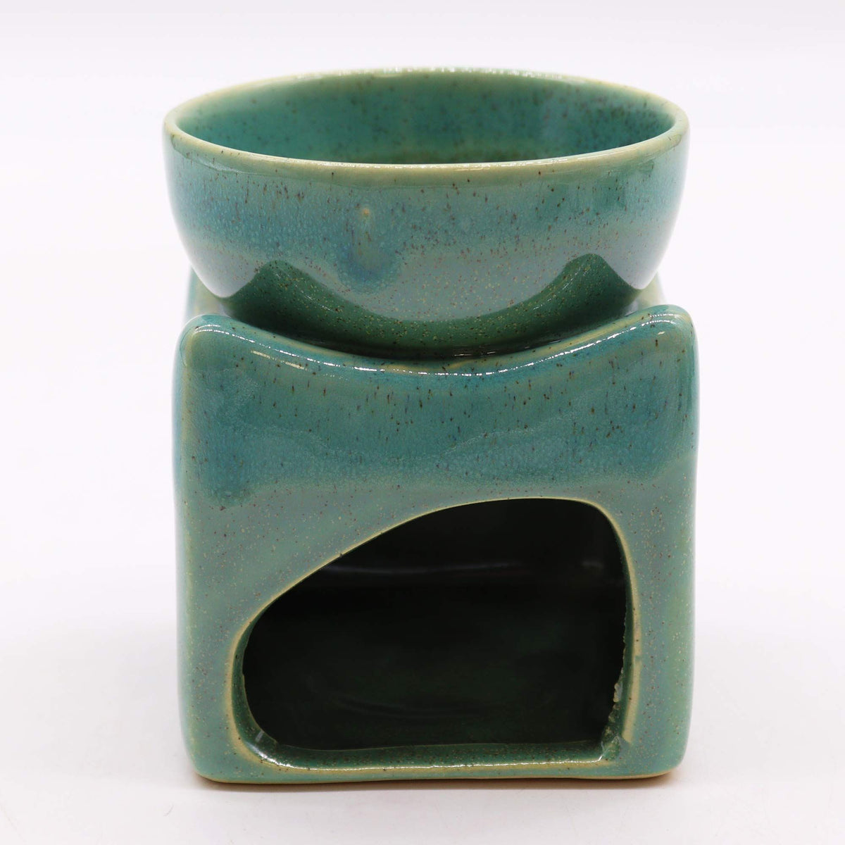 Jade Green Lucky Coin Large Oil Burner
